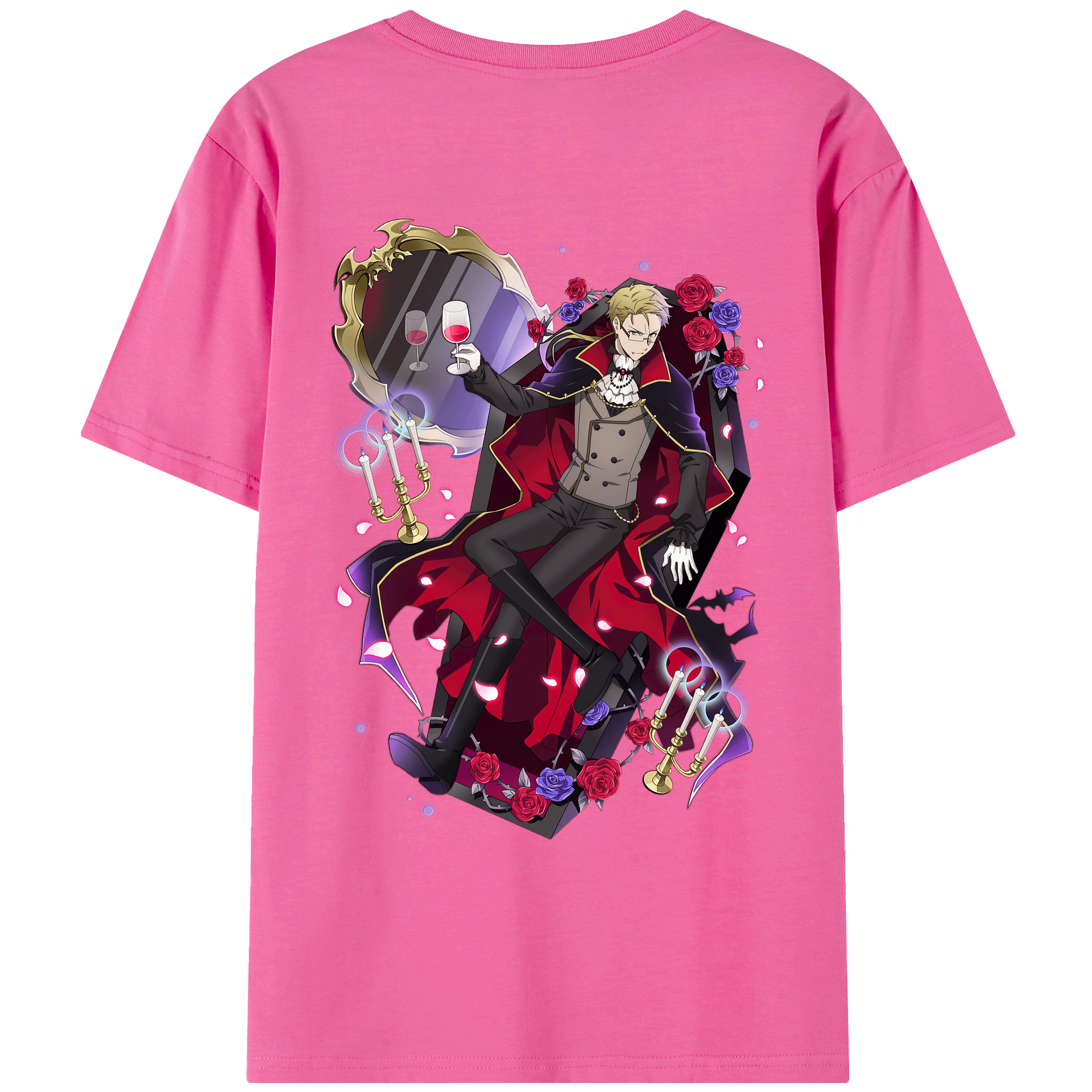 （画像用） 文豪ストレイドッグス Bungo Stray Dogs レディース半袖Tシャツ(バックプリント)